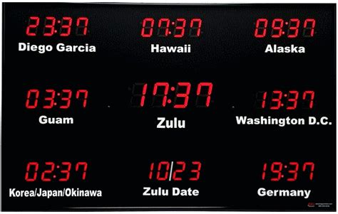 digital world clock online.